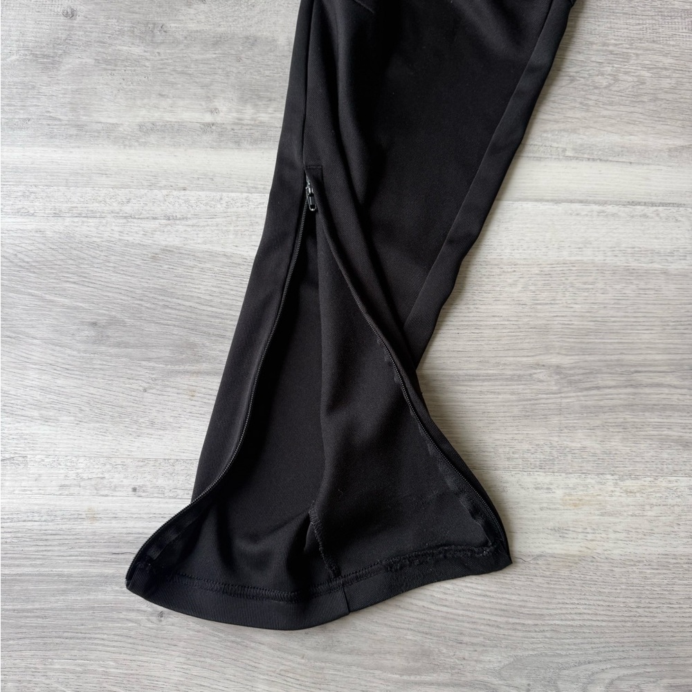 Adidas ClimaCool Black Track Pants - Men’s Small | Zip Leg  🏀 ⚽️ 🔥 - Picture 3 of 10